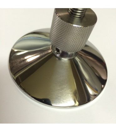 Pieds de meuble design conique Ø 80 mm poli miroir