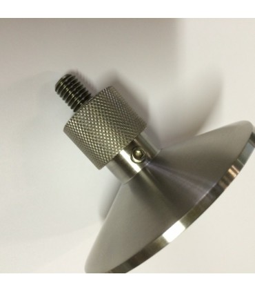 Pieds de meuble design conique Ø 80 mm finition brossée