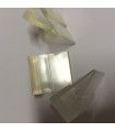 Pieds transparent pour verre d'épaisseur 6 à 8 mm
