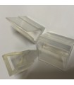 Pieds transparent pour verre d'épaisseur 10 à 12 mm