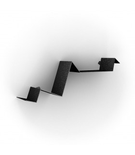 Etagère en acier laqué Zig Zag