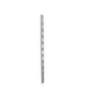 Crémaillère double en acier époxy argent Crémaillère double en acier époxy argent