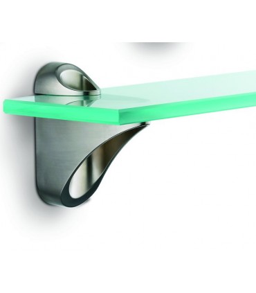 Support d'étagère série VERGO-3 nickelé satiné