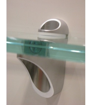 Support d'étagère série VERGO-3 argent mat