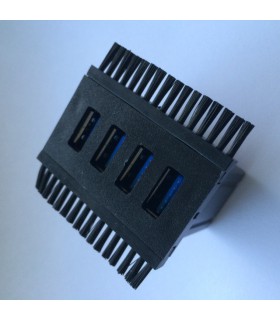 Connecteur 4 prises USB 2.0 ou USB 3.0