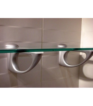 Support d'étagère série MAF-1 argent mat