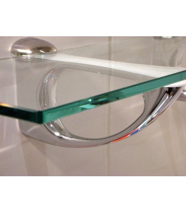 Support d'étagère série MAF-1 chromé brillant