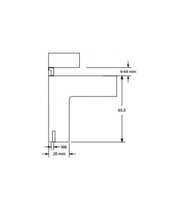Support d'étagère série Pélican 54 technique