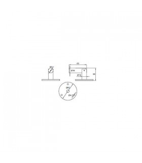 Kit d'accroche murale sur câbles tendus