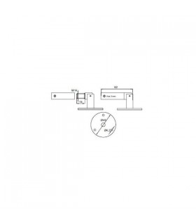 Kit d'accroche murale sur câbles tendus