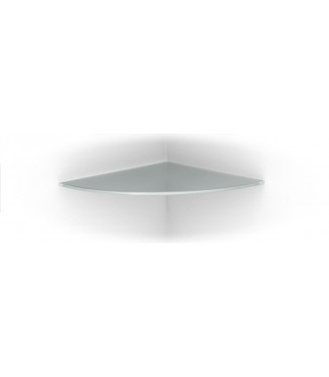 Tablette murale en verre opaque