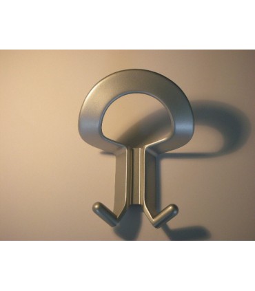 Patère série 5552 argent mat