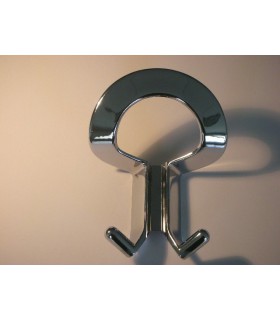 Patère série 5552 chromé brillant