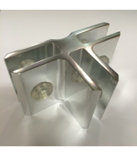 Connecteur Tor box pour 3 volumes de verre à 90° Connecteur Tor box pour 3 volumes de verre à 90°