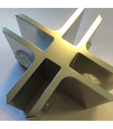 Connecteur Tor box pour 4 volumes de verre à 90°