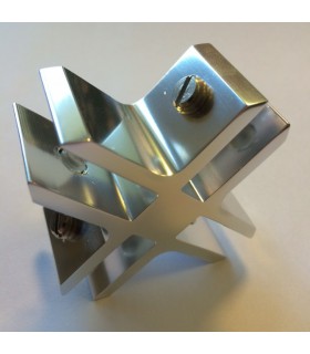 Connecteur Tor box pour 4 volumes de verre à 90° Connecteur Tor box pour 4 volumes de verre à 90°