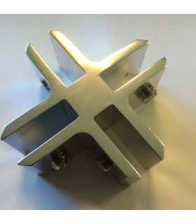 Connecteur Tor box pour 4 volumes de verre à 90° Connecteur Tor box pour 4 volumes de verre à 90°