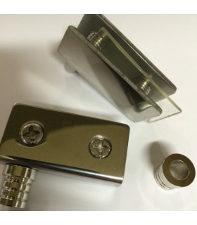 Set de 2 charnières pince pivot en inox 1506060 Set de 2 charnières pince pivot en inox 1506060