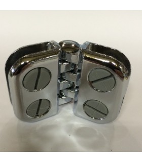 Petite charnière pour porte de vitrine en verre montage verre sur verre Petite charnière pour porte de vitrine en verre montage verre sur verre