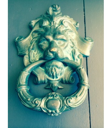 Magnifique heurtoir XL série tête de Lion