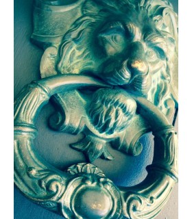 Heurtoir XL série tête de Lion détail 4 Heurtoir XL série tête de Lion détail 4