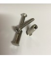 Lot de deux vis relieuses en inox Lot de deux vis relieuses en inox
