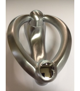 Heurtoir de porte série Elika chrome satiné Heurtoir de porte série Elika chrome satiné