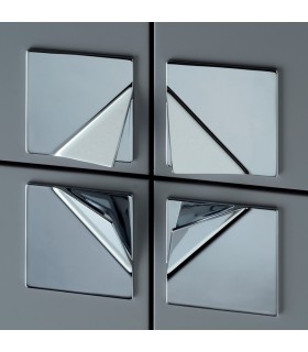 Ligne Origami forme carré MB09142 finition chromé brillant