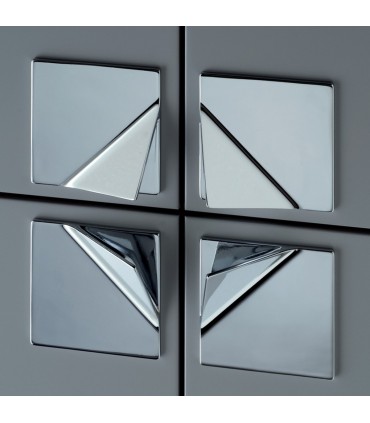 Ligne Origami forme carré MB09142 finition chromé brillant