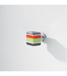 Bouton Vintage multicolore carré MB09125 par Confalonieri Bouton Vintage multicolore carré MB09125 par Confalonieri