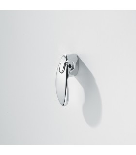 Poignée bouton articulé finition chromé brillant