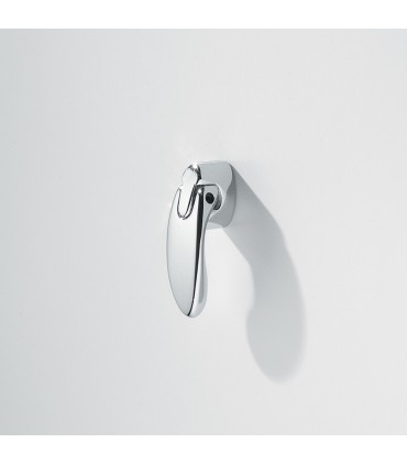 Poignée bouton articulé finition chromé brillant