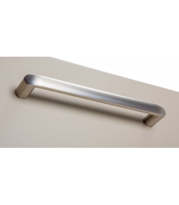 Poignée de meuble série Roma 0241 finition nickel satiné
