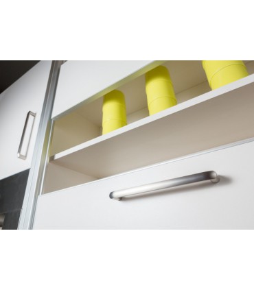 Poignée de meuble série Roma 0241 finition nickel satiné