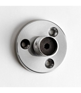 Embase Aluminium ronde Ø 60 mm avec M24