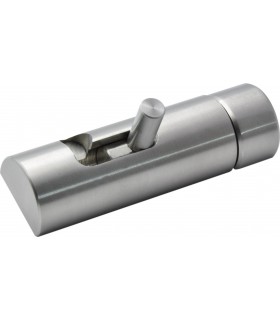 Loqueteau en inox brossé pour collage UV Loqueteau en inox brossé pour collage UV