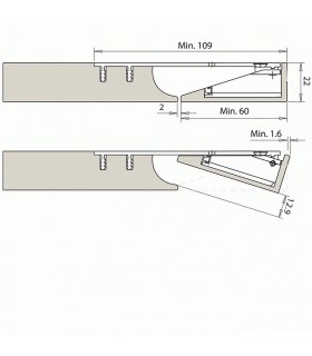 Set Touch System MB09141 design Cairoli E Donzelli pour  Confalonieri