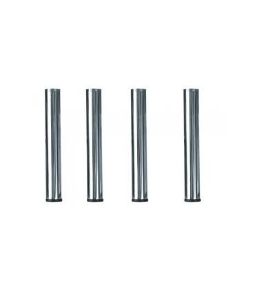 Set de 4 pieds pour table en verre fixation par collage UV