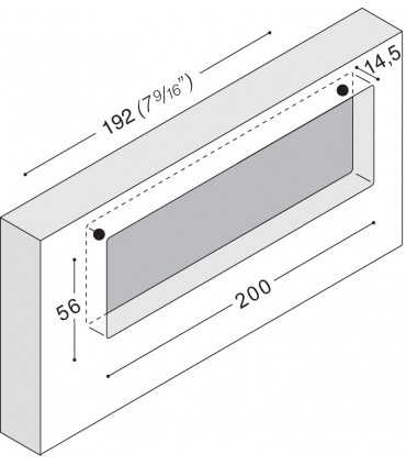 Poignée affleurante MB09047 Design Paolo Nava pour Confalonieri