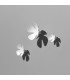 Patère Flowers série CC00322 par Confalonieri set de 3 pièces