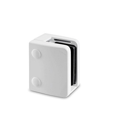 Pince a verre à talon plat - modèle 24 - Zamak blanc 9016 mat