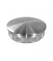 Bouchon bombé inox à frapper pour tube Ø 42.4 x 2 mm