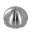 Bouchon arrondi inox à frapper pour tube Ø 42.4 x 2 mm