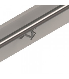 Support mural orientable inox pour main courante ronde