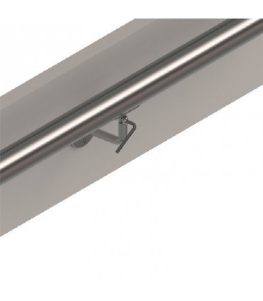 Support mural orientable inox pour main courante ronde