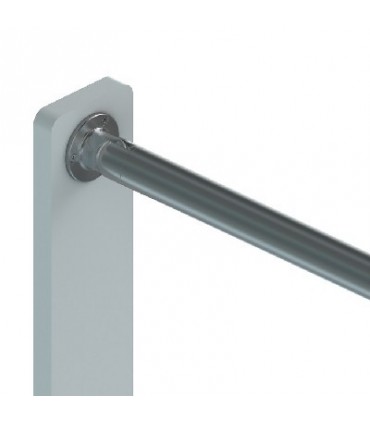 Embase murale orientable inox à visser pour tube Ø 42.4 mm