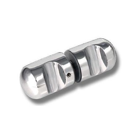 Paire de poignée bouton série Eutin pour porte en verre