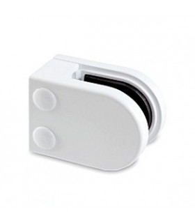 Pince a verre à talon plat - modèle 25 - Zamak blanc 9016 mat Pince a verre à talon plat - modèle 25 - Zamak blanc 9016 mat