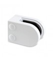 Pince a verre à talon plat - modèle 25 - Zamak blanc 9016 mat Pince a verre à talon plat - modèle 25 - Zamak blanc 9016 mat
