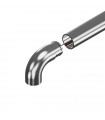 Embout crosse pour tube Ø 42.4 x 2 mm